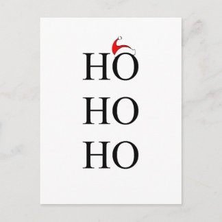 HO HO HO bonnet Postcard