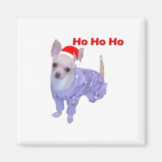 Ho Ho Ho (Chihuahua) Magnet
