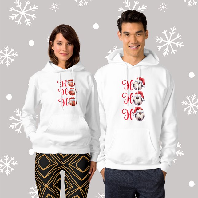 Ho Ho Ho Christmas Basketball Hoodie (Creator Uploaded)