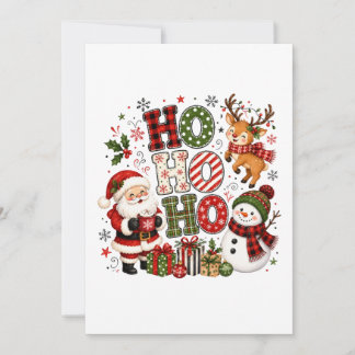 Ho Ho Ho Christmas Card