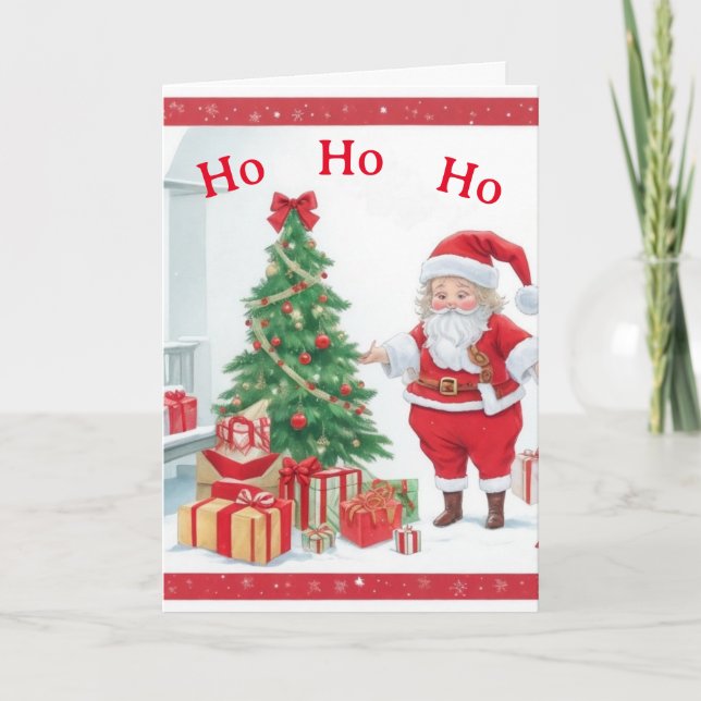 Ho Ho Ho Christmas Card (Front)