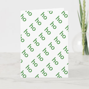 Ho Ho Ho Christmas Card