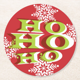 Ho Ho Ho Christmas Coaster