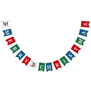 Ho-Ho-Ho Christmas design Bunting