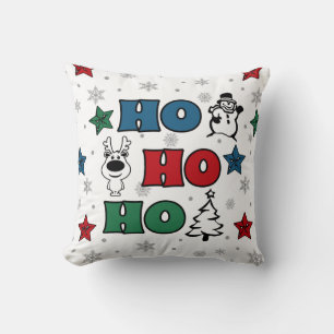 Ho-Ho-Ho Christmas design Cushion
