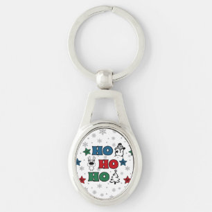 Ho-Ho-Ho Christmas design Key Ring
