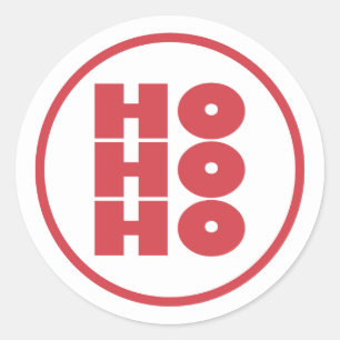 Ho Ho Ho Christmas Festive Sticker