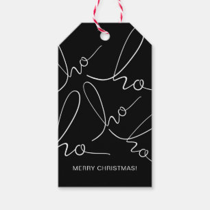 Ho Ho Ho Christmas Holiday Gift Tag