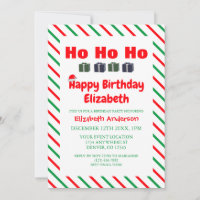 Ho Ho Ho Christmas Kids Birthday
