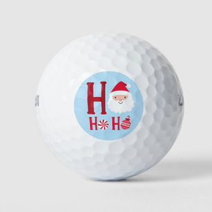 Ho Ho Ho Christmas Santa Golf Balls