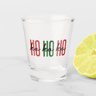 Ho Ho Ho Christmas Season family Christmas Gifts Shot Glass