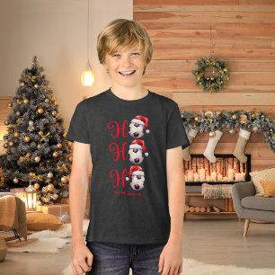 Ho Ho Ho Christmas Soccer / Football Tri-Blend Shirt