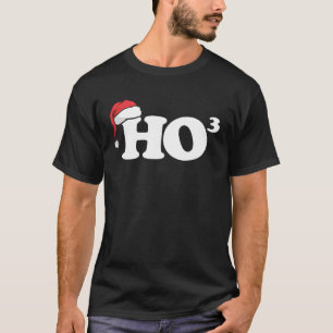 Ho Ho Ho Cubed  Christmas Santa Claus T-Shirt