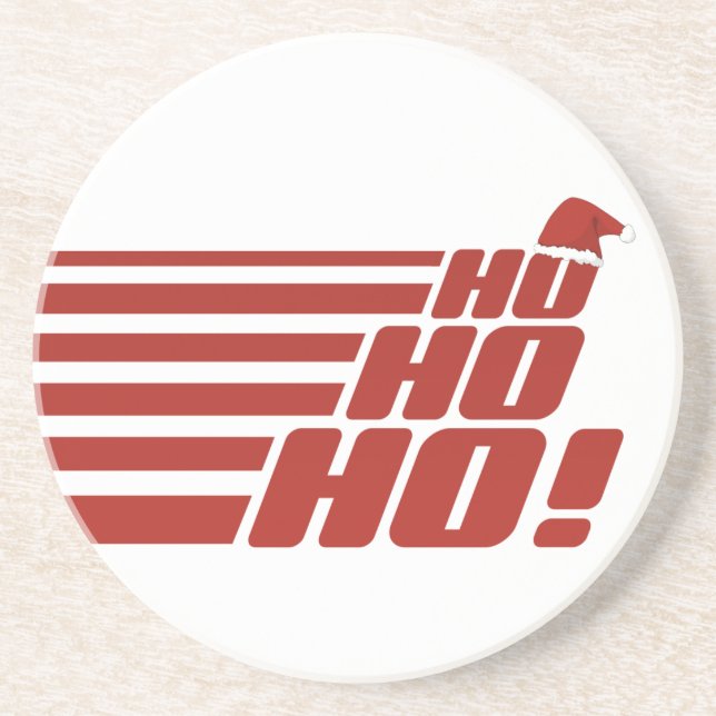 Ho Ho Ho custom coaster (Front)