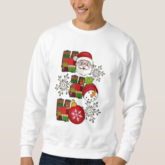 Ho Ho Ho Cute Christmas Shirt  (Front)