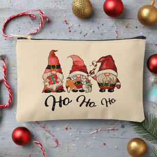 Ho Ho Ho ! Cute Nordic Gnomes Christmas Gift Accessory Pouch