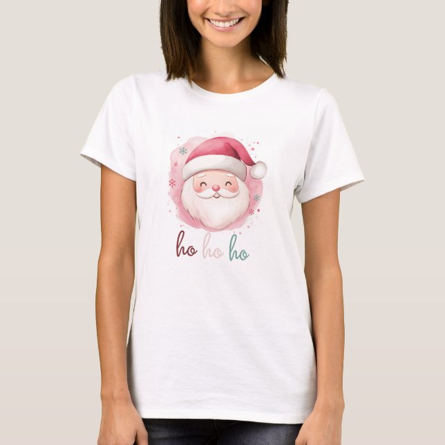 Ho Ho Ho Cute Santa Shirt (Front)
