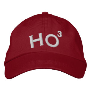 Ho Ho Ho Embroidered Hat
