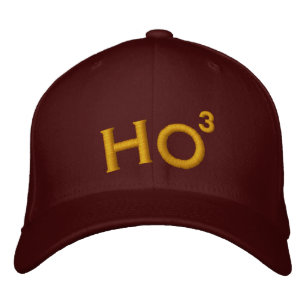 Ho Ho Ho Embroidered Hat