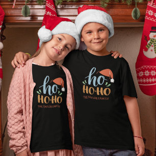 Ho Ho Ho Family Christmas Boy T-Shirt