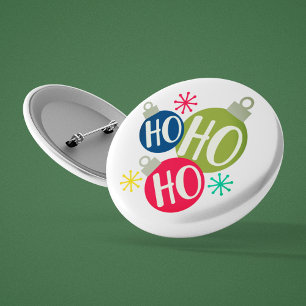 Ho Ho Ho Festive Christmas Xmas Family Matching 3 Cm Round Badge