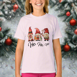 Ho Ho Ho! Funny Nordic Gnomes Christmas Gift T-Shirt