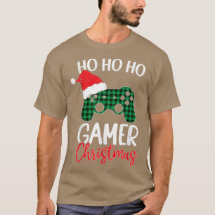 Ho Ho Ho Gamer Christmas Xmas Video Games Gaming L T-Shirt