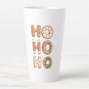 Ho Ho Ho Gingerbread Cookie Christmas Latte Mug