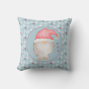Ho Ho Ho Gnome 1st Christmas as Big Sister photo Cushion