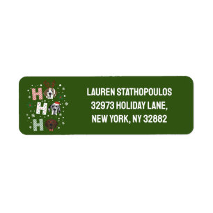 Ho Ho Ho Great Dane Merry Christmas