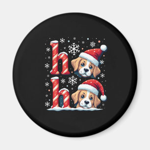 Ho Ho Ho Great Pyrenees Dog Lover Christmas Santa  Magnet
