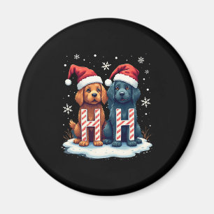 Ho Ho Ho Great Pyrenees Dog Lover Christmas Santa  Magnet