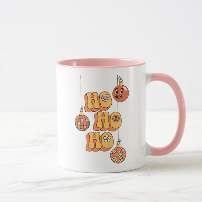 Ho Ho Ho - Groovy Christmas Cheer Mug (Right)