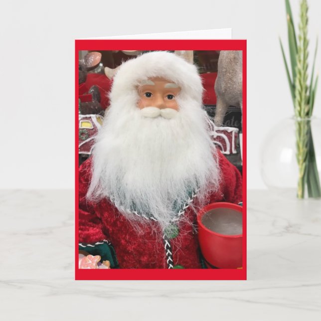 "HO HO HO" HAVE A MERRY MERRY CHRISTMAS CARD (Front)