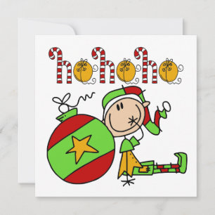 Ho Ho Ho Holiday Elf Card