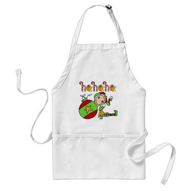 Ho Ho Ho Holiday Elf Standard Apron (Front)