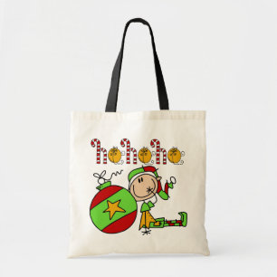 Ho Ho Ho Holiday Elf Tote Bag