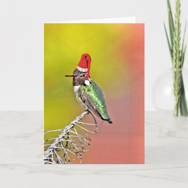 Ho Ho Ho Humm Holiday Card (Front)