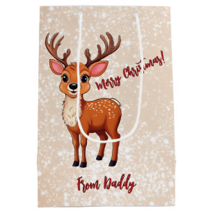 Ho-Ho-Ho! It's a Reindeer  Medium Gift Bag