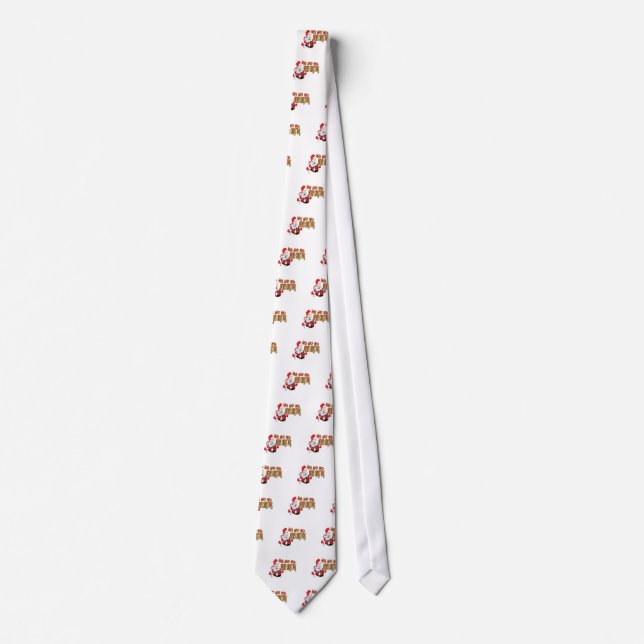 ho ho ho merry christmans tie (Front)