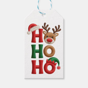 Ho Ho Ho Merry Christmas Gift Tags