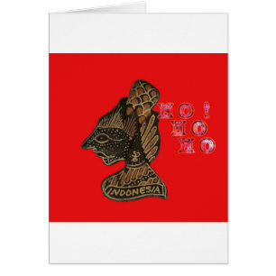 Ho Ho Ho! Merry Christmas Indonesia cute retro vin