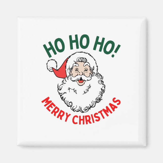 HO HO HO MERRY CHRISTMAS MAGNET (Front)