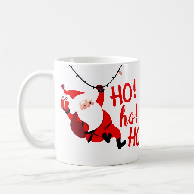 HO ho Ho! Merry Christmas Mug (Left)