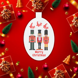 Ho Ho Ho Merry Christmas Nutcrackers Ornament