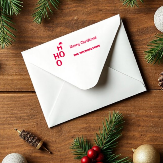 Ho Ho Ho: Merry Christmas Self-inking Stamp (Creator Uploaded)