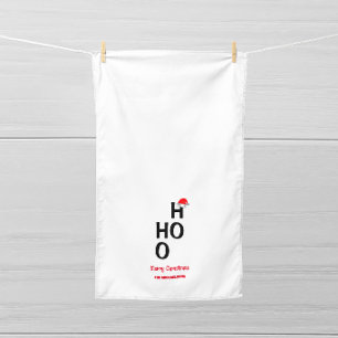 Ho Ho Ho: Merry Christmas Tea Towel