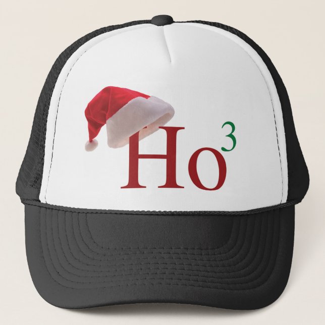 Ho Ho Ho Merry Christmas Trucker Hat (Front)