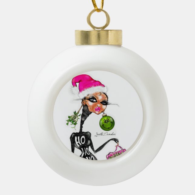 HO HO HO ORNAMENT (Front)