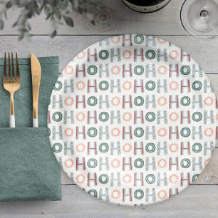 Ho Ho Ho Paper Plate